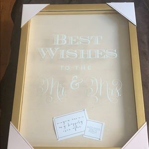 Wedding shadow box